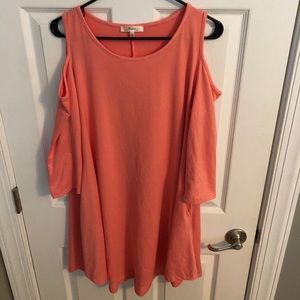 Cold shoulder dress